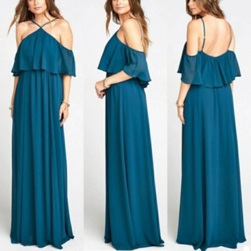 NEW Show Me Your Mumu Rebecca Ruffle Maxi Dress | XS